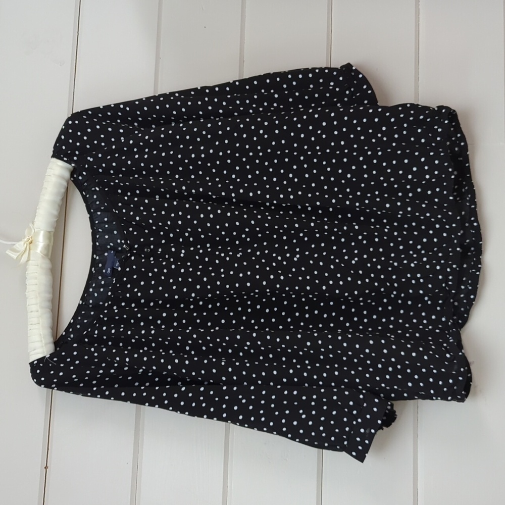 Polka dot blouse, size L